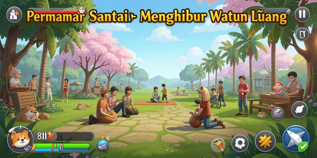 Tampilan gameplay seru dari game 8II yang menarik dan adiktif.