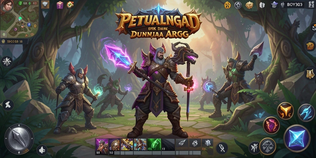 Screenshot utama BOY303 menampilkan aksi pertarungan yang mendebarkan dalam dunia ARPG.