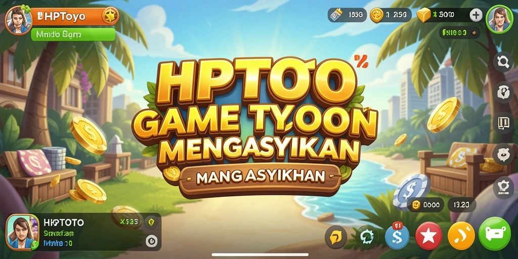 Screenshot gameplay HPTOTO yang penuh aksi Tycoon.