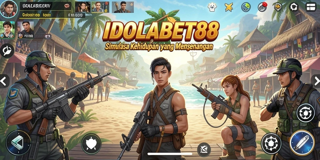 Tampilan gameplay menarik dari IDOLABET88 yang menampilkan interaksi karakter.