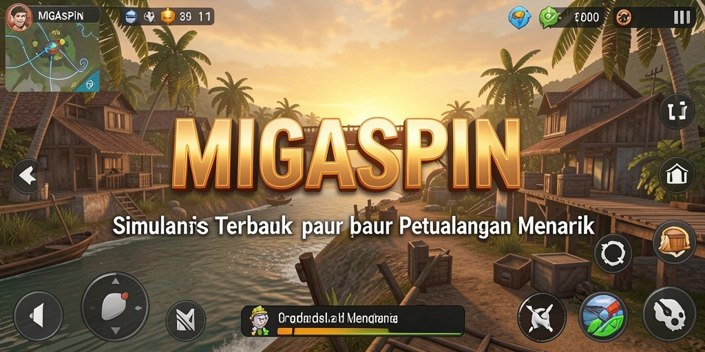Tampilan screenshot permainan MIGASPIN dengan gameplay Simulation yang menarik.