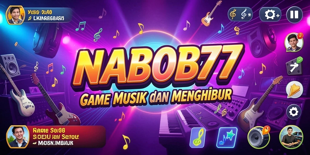 Tampilan gameplay seru dan penuh warna di NABOB77.