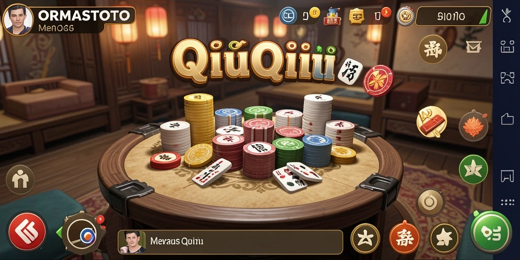 Screenshot gameplay QiuQiu yang seru di ORMASTOTO.
