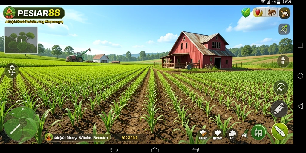 Tampilkan gameplay PESIAR88 yang seru dan menyenangkan di ladang.