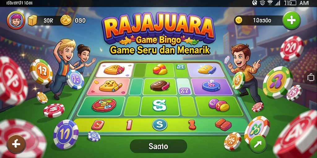 Screenshot gameplay <strong>RAJAJUARA</strong> menampilkan keseruan bermain Bingo.