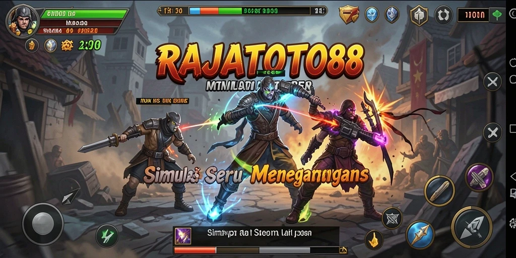 Screenshot gameplay RAJATOTO88 yang menampilkan tantangan simulasi.