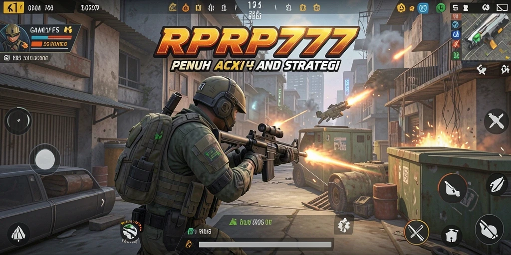 Tangkapan layar memperlihatkan aksi mendebarkan dalam permainan FPS.