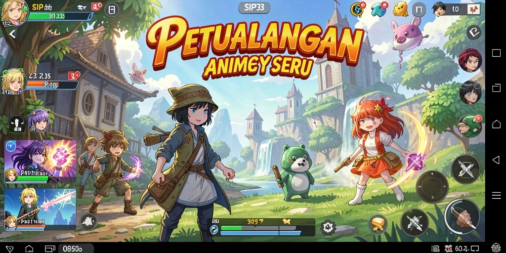 Tampilan gameplay SIP33 yang menawan dan penuh warna.