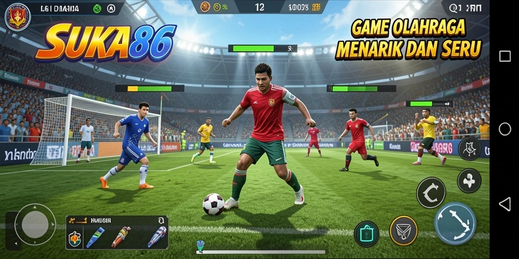 Gameplay seru dan menantang dalam SUKA86.