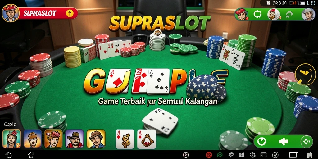 Gameplay seru Gaple di SUPRASLOT yang menarik.