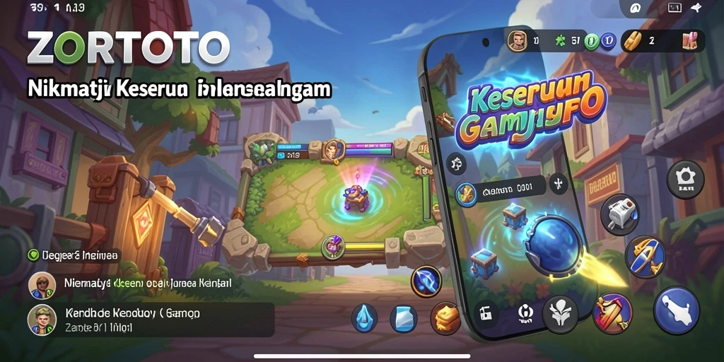 Screenshot ZORTOTO menampilkan gameplay yang seru dan interaktif.